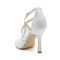 Poročni čevlji z ribjo glavo, saten poročni čevlji stiletto oblačila čevlji visoke kakovosti banket čevlji - Stran 2