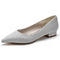 Sequin ravna ženska čevlji srebrni poročni čevlji družice čevlji nosečnice poročne čevlje - Stran 6