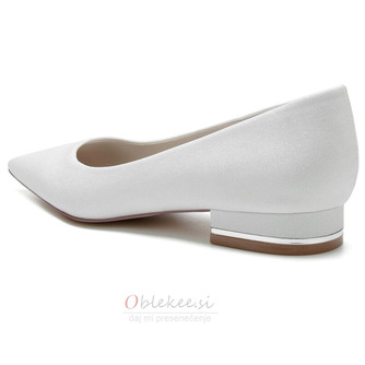 Sequin ravna ženska čevlji srebrni poročni čevlji družice čevlji nosečnice poročne čevlje - Stran 4